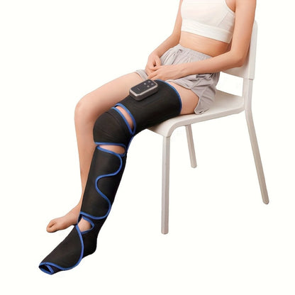 Leg Massager with Heat, Full Leg Air Compression Massager, 4 Modes Wireless Charging, Large Display