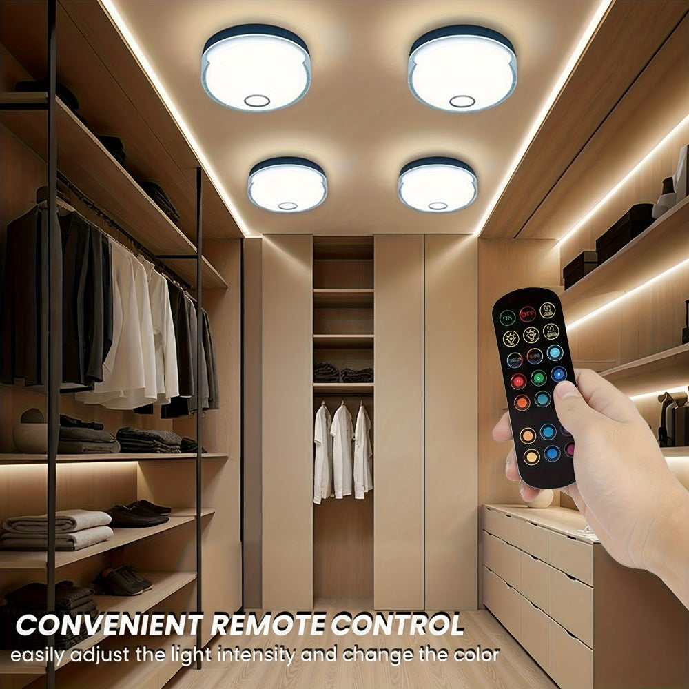 RGBW Wall Sconce Light Rechargeable Magnetic Mount for an Everyday Personal Care Routine, with the Listed Configuration