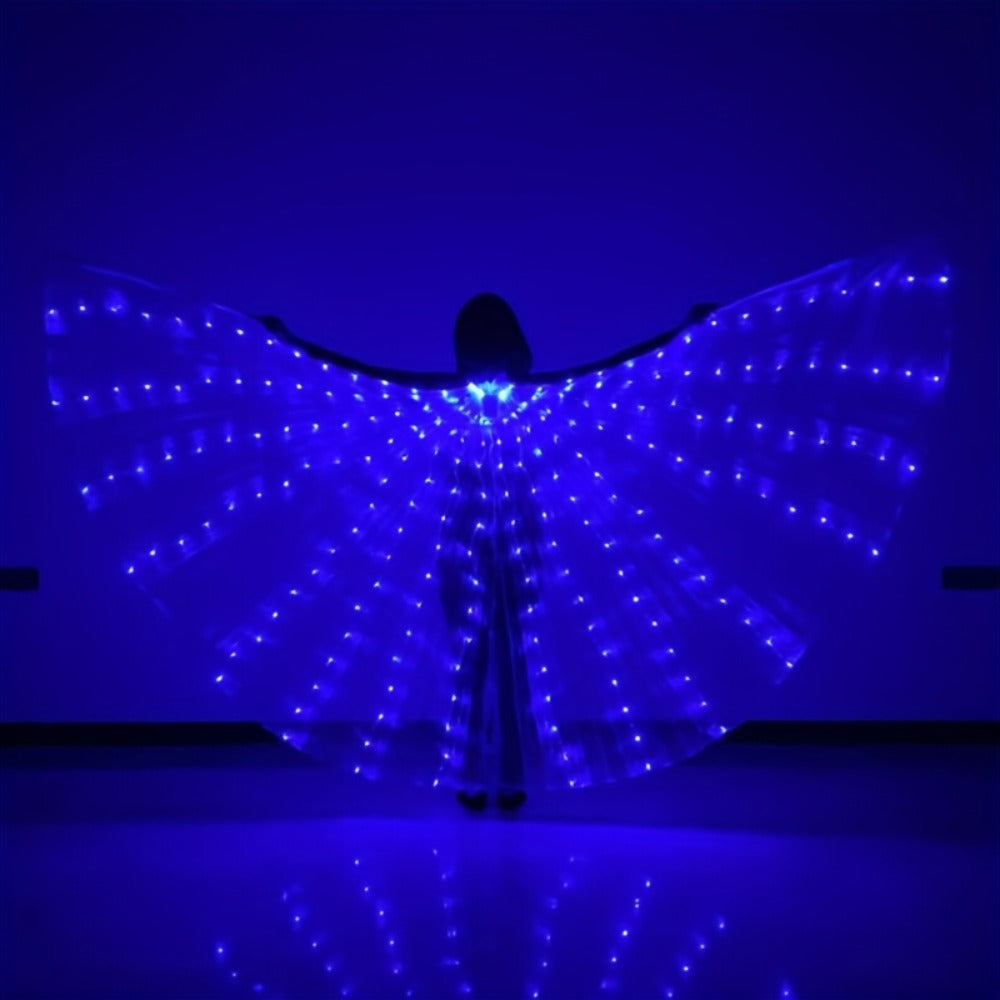 LED Feather Dance Costume Glowing Luminous with the Listed Color, Size or Set Options for Everyday Use