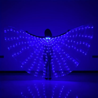 LED Feather Dance Costume Glowing Luminous with the Listed Color, Size or Set Options for Everyday Use