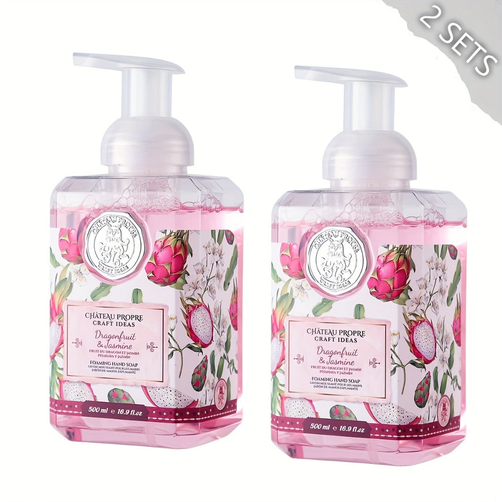 Moisturizing Foaming Hand Soap 500ml with Coconut Oil – Cruelty-Free Foam Soap for Bathroom & Kitchen | 8 Fresh Scents: Vanilla, Citrus
