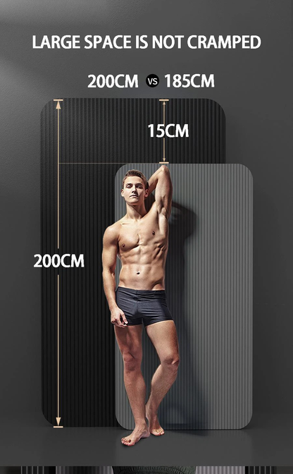 Extra Thick Yoga Mat 20mm – Extra Long 79 x 35 Inch Non-Slip Exercise Mat for Men, High-Density Cushioning for Pilates, Fitness