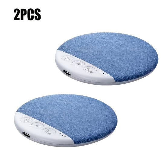 Sleep Pillow Speaker Wireless White Noise Machine with Rain Ocean Sounds, 2-Pack 49g Sleep Headphones