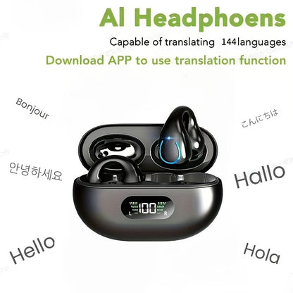 156-Language Real-Time Translation Earbuds Bluetooth 5.4 3-in-1 Mode Noise Cancelling Wireless for an Everyday Personal Care Routine