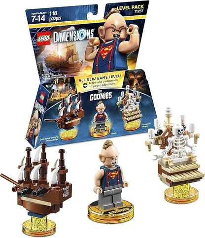 LEGO Dimensions Goonies Level Pack 71267, Sloth Minifigure Included, 118-Piece Video Game Expansion Kit