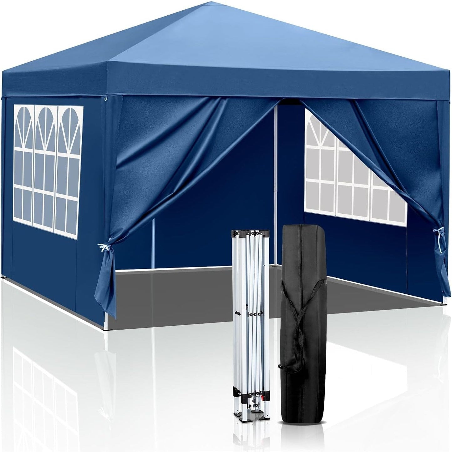 Instant Canopy 10x10 FT Oxford Fabric UPF50+ Sidewalls Commercial for Garden, Patio and Yard Use