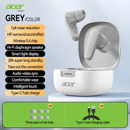 Wireless Earbuds Mini Lightweight In-Ear with ENC Call Processing, Touch Controls and Three Colors