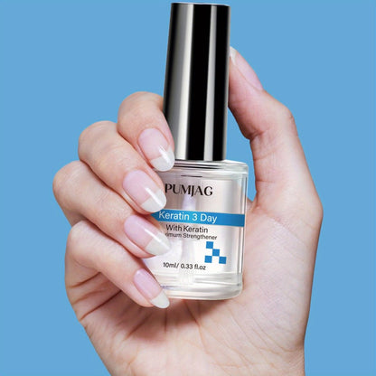 Keratin Nail Hardener Maximum Strength Nail Strengthening Treatment with Vitamins A E C Biotin Calcium for Home and Salon Manicures