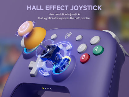 Hall Effect Wireless Controller for Nintendo Switch OLED Switch Lite - No Drift Joystick Turbo for an Everyday Personal Care Routine