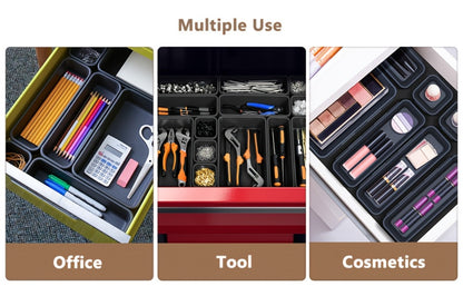 Tool Box Organizer Tray Dividers – 67 or 21 Pcs Toolbox Drawer Organizer Storage Trays for Rolling Tool Chest, Workbench Cabinet, Screws