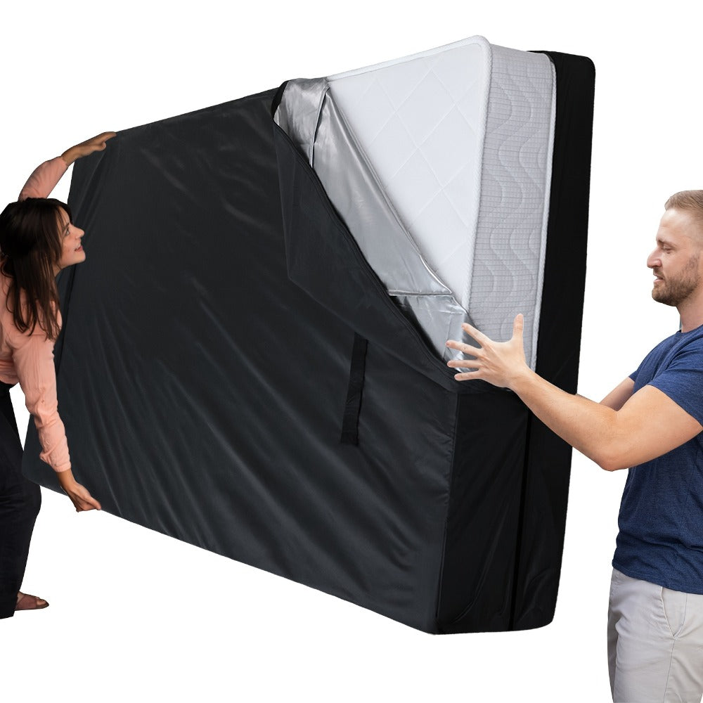 Mattress Bag for Moving Heavy Duty – Reusable Mattress Storage Cover with Handles & Zipper, Waterproof Mattress Protector for Twin Full