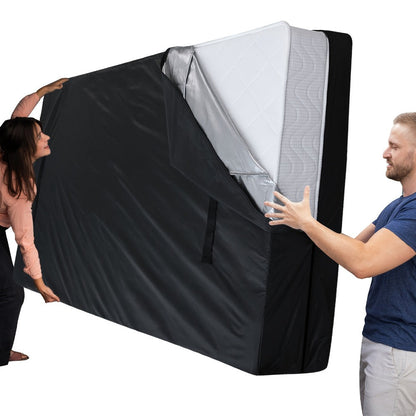 Mattress Bag for Moving Heavy Duty – Reusable Mattress Storage Cover with Handles & Zipper, Waterproof Mattress Protector for Twin Full