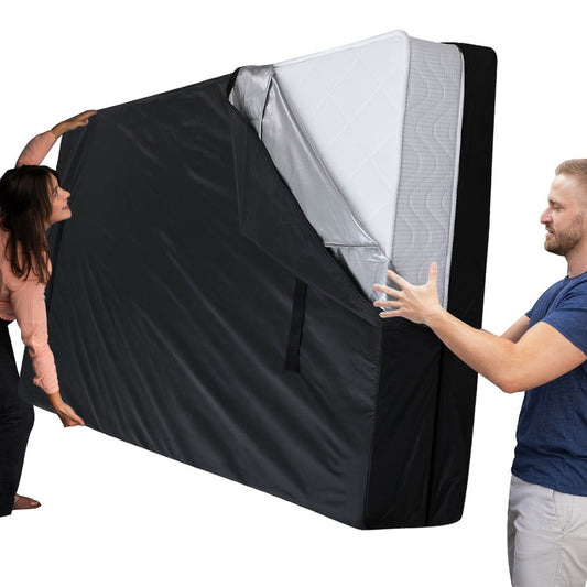 Mattress Bag for Moving Heavy Duty – Reusable Mattress Storage Cover with Handles & Zipper, Waterproof Mattress Protector for Twin Full