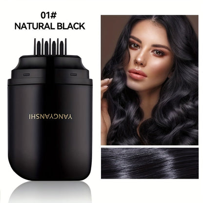 Root Touch Up Hair Dye Stick Instant Gray Hair Coverage Pen Waterproof Sweatproof Colorfast No Stain on Clothes Natural Black Black Brown