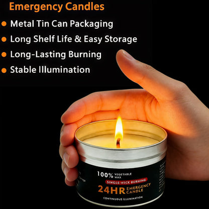 Long Burning Candles 4 Pack Burn Time Unscented Soy Palm Wax Candles in Metal Tins 80g Each for Everyday Face, Beard and Body Grooming