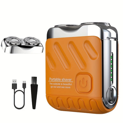 Electric Shaver Mini Dual Floating Blade with USB Charging and Select Waterproof or Digital Display Options