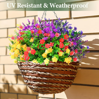Artificial Flowers Multicolor Daisy Bundles in 9, 18, 27 or 36-Pack Options for Planter Displays
