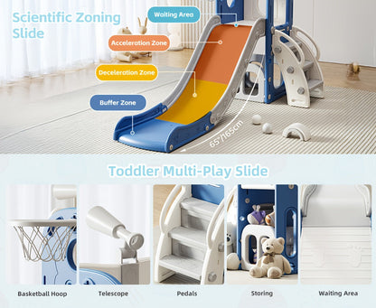 Toddler Slide & Climber Playset L-Shaped Indoor Outdoor Playground with the Listed Color, Size or Set Options for Everyday Use