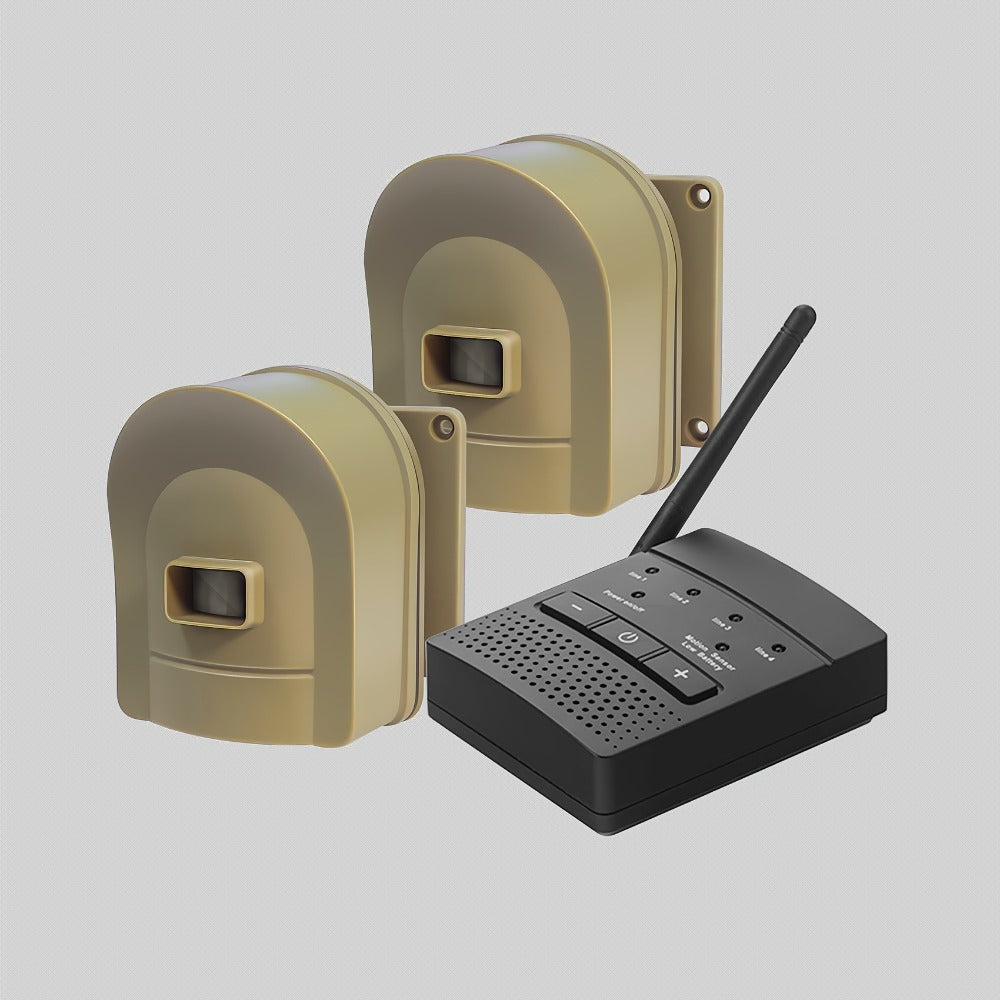 Driveway Alarm Wireless Sensor System 1/2 Mile Range, Motion Sensor Detector for Home, Mailbox & Perimeter Security