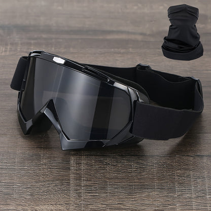 Thirty-Style NAFEIB Ski Goggle and Matching Headwear Set with Mirrored, Clear, Silver and Gray Lens Options