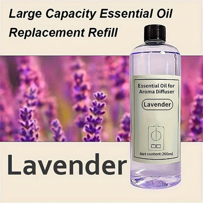 Essential Oil Refill for Diffusers - Floral & Fresh Aroma Supplement Pack, Anti-Overflow, Large