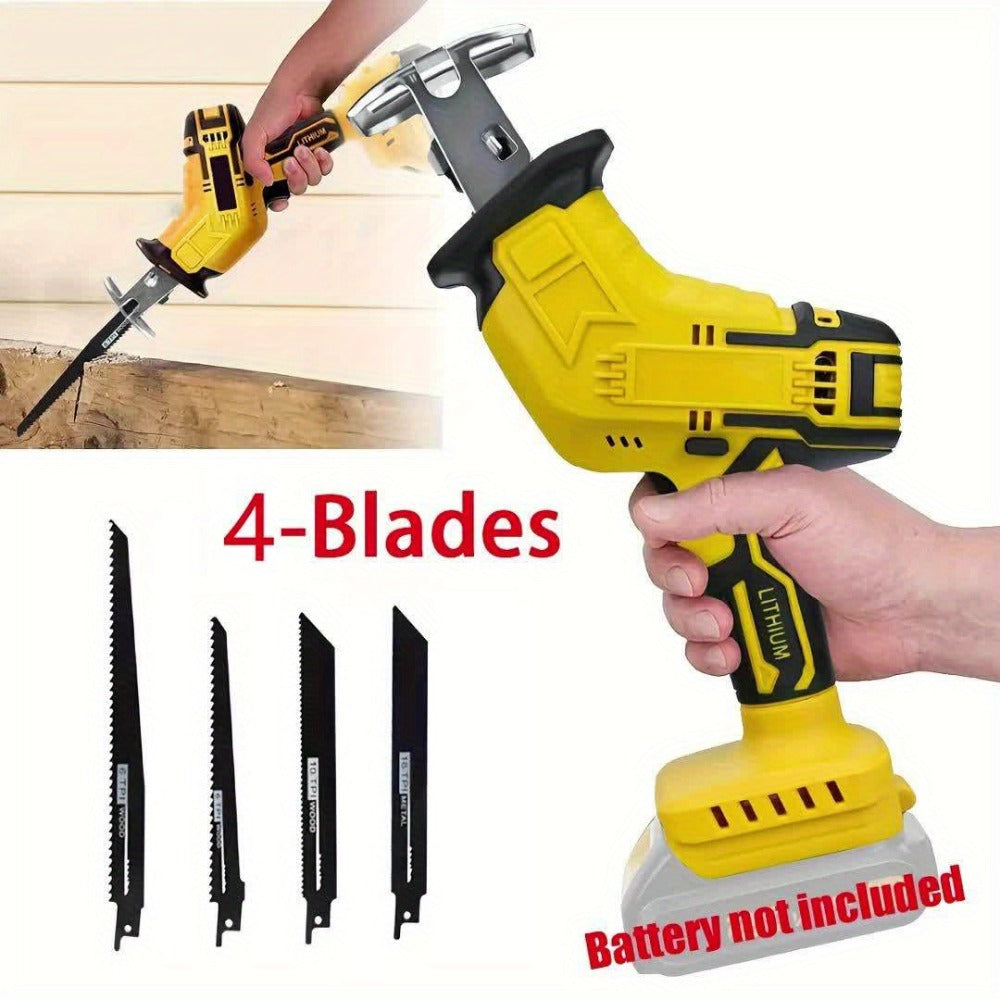 Reciprocating Saw Brushless Cordless for DeWalt 20V Battery, 0-3500 SPM Variable Speed, Tool-Free Blade Change