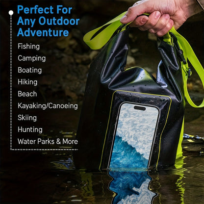 Dry Bag Set 3-Piece Roll Top Backpack with Phone Pouch & Dry Sack – Kayaking with the Listed Color, Size or Set Options for Everyday Carry