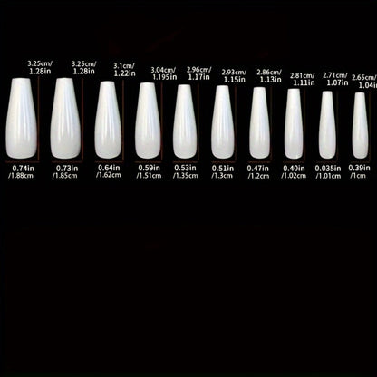 Press On Nails 120-Piece Extra-Long Five-Box Cosmic Eye Rhinestone Matte Floral Stripe Set with Glue