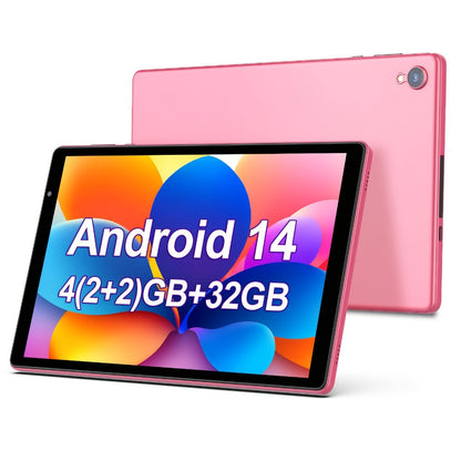 Android Tablet 10-Inch with Android 14, 4GB Total RAM, 32GB Internal Storage, WiFi 6 and 6000mAh Battery