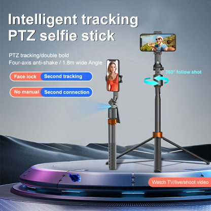 Q13 Tracking Selfie Stick Tripod with 180cm Pole, Fold-Out Base, Remote and 1/4-Inch Mount