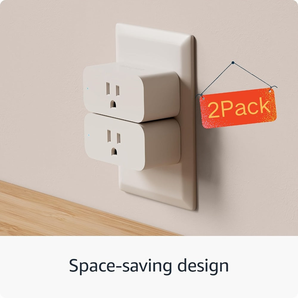 Smart Plug WiFi 15A with Timer Group Control App Remote Works with Alexa Google Home for Entryways, Bedrooms and Living Spaces
