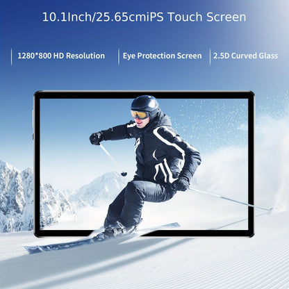 Android Tablet 10-Inch with Android 13, Quad-Core CPU, 6GB Advertised Memory and 64GB Internal Storage
