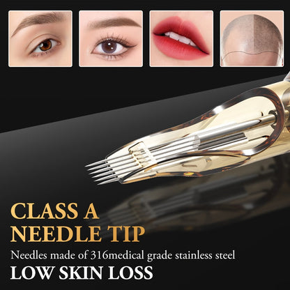 Ambition Tattoo Cartridge Needles 20pcs Professional RL RS RM Sizes with Safety Membrane for Temporary Body Art, Festivals and Costumes