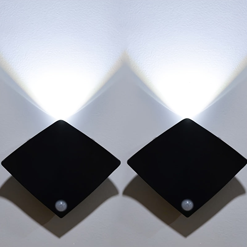 Magnetic LED Motion Sensor Wall Light USB Rechargeable, Wireless Night Light for Hallway, Stairs