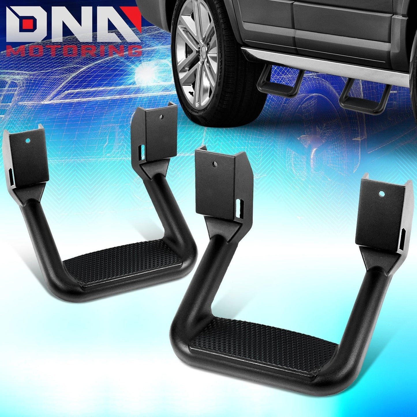 Aluminum Side Step Pad for Truck SUV – Universal Fit, 350 lbs Capacity, Non-Slip, Fits Chevy GMC Ford Dodge Ram Toyota Nissan Pickup