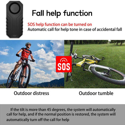Motorcycle Alarm Anti-Theft 113dB – Wireless Remote, Adjustable Volume & Motion Sensitivity, Universal Handlebar Strap for Motorcycle