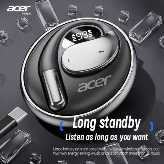 Acer TWS Wireless Earbuds Hook Design Low Latency Gaming 2025 New for Bedside Audio, Alarms and Room Entertainment