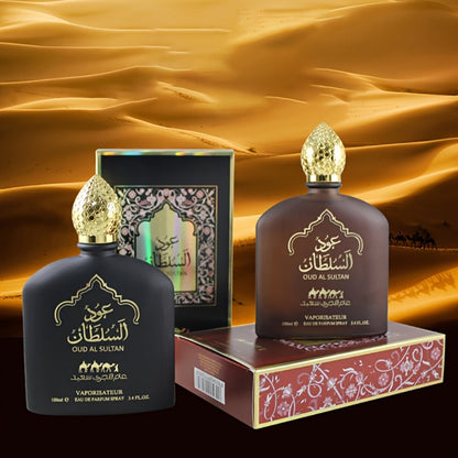 Men's Cologne Arabic Dubai Oud Eau de Parfum, Woody Floral Fruity Fragrance 3.38 oz, Middle Eastern Scent for Date Night