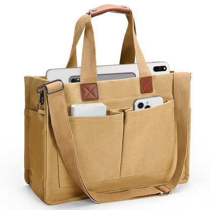 Large Utility Tote Bag for Women with Multiple Pockets, Adjustable Strap and Small or Large Sizes