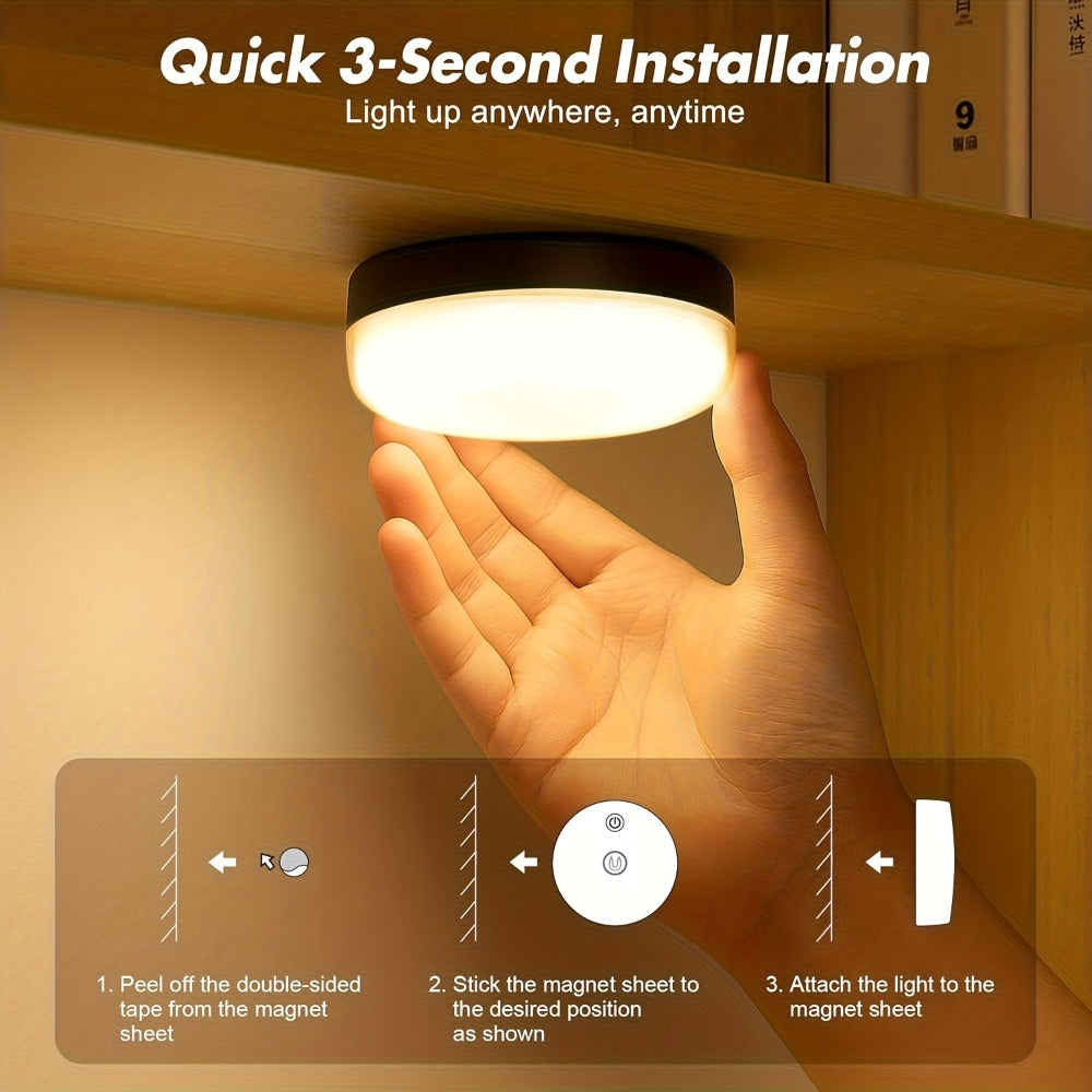 RGBW Wall Sconce Light Rechargeable Magnetic Mount for an Everyday Personal Care Routine, with the Listed Configuration