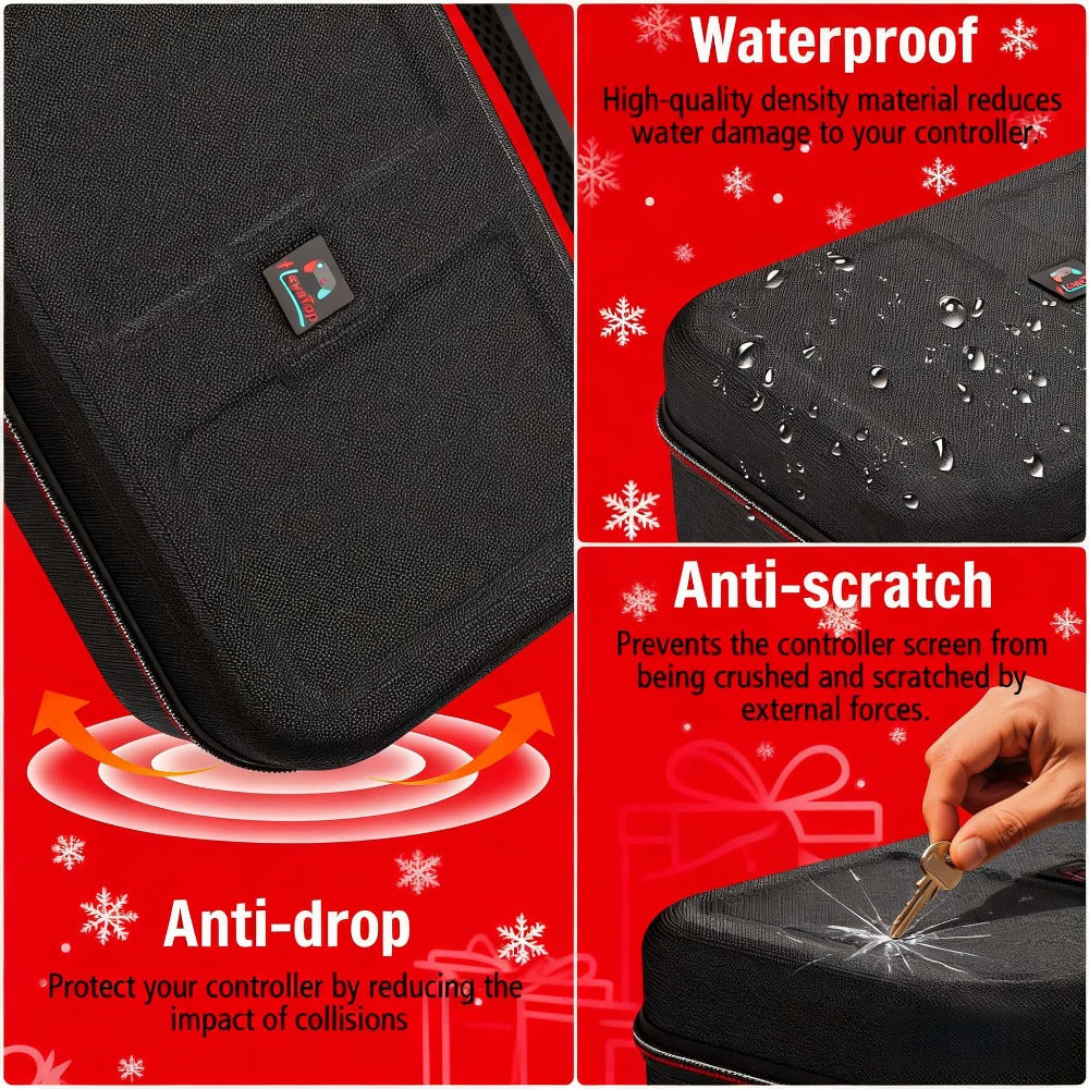 XL Carrying Case Compatible with Nintendo Switch 2, Card Slots, Accessory Compartments and Shoulder Strap