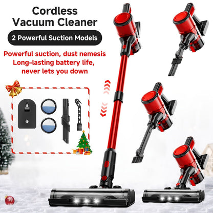 Cordless Stick Vacuum Cleaner 70KPa Brushless Motor 45-Min Runtime for Pet Hair Carpet Hard Floor Dust with Cord & Cordless Modes