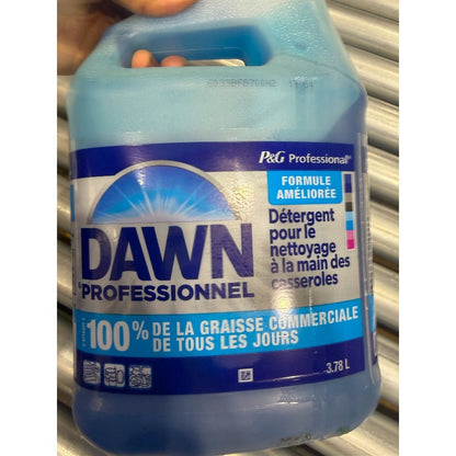 Dawn Professional Dish Soap 1 Gallon 134 fl oz - Commercial Strength Liquid Dish Detergent, Grease Cutting Formula for Pots