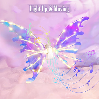 LED Fairy Wings USB Rechargeable Light Up Butterfly Wings for Girls with the Listed Color, Size or Set Options for Everyday Use