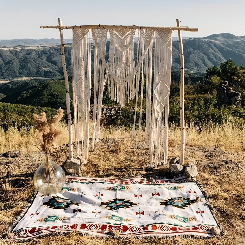 Picnic Blanket Bohemian | Camping Mat Tablecloth Sofa Blanket Indoor Outdoor Universal Carpet