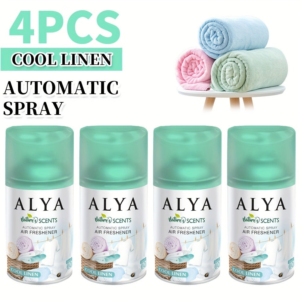 Spray Air Freshener Refill 8.45oz 1pc or 4pcs - 6 Scents Lavender Vanilla Cool Linen Ocean Mixed Berries Magnolia