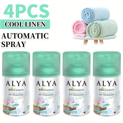 Spray Air Freshener Refill 8.45oz 1pc or 4pcs - 6 Scents Lavender Vanilla Cool Linen Ocean Mixed Berries Magnolia