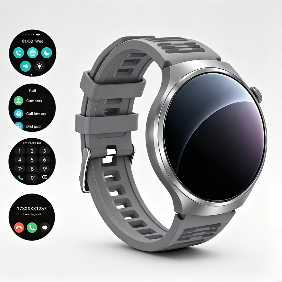Smartwatch Round 2.01" Extra Large Screen with Wireless Calling, 100+ Sport Modes, Sleep and Heart Rate Readouts, Built-in Games Weather