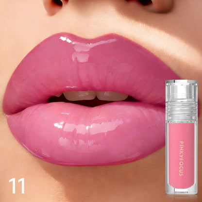 Plumping Lip Gloss Maximizer for Women, Mirror-Like High Shine Finish, Lip Injection Effect for Fuller Voluminous Lips