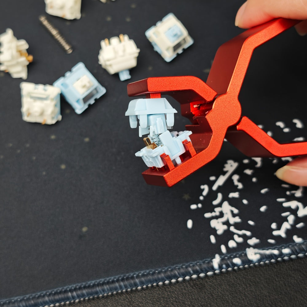 GATERON Sea Salt Smoothie Linear Keyboard Switches 45gf Full POM Pre-Lubed 5-Pin MX Compatible for Custom Mechanical Keyboard Build
